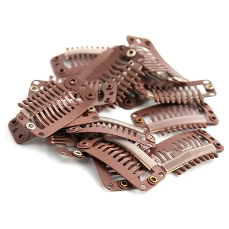 CLIPS EXTENCIONES MARRON UNIDAD